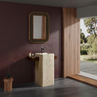 Chậu rửa đứng nhập khẩu JQ24-16.1 (kèm bàn)