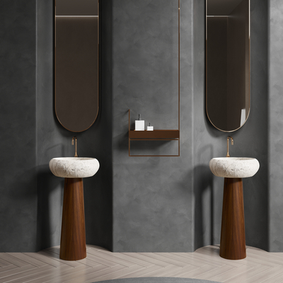 Chậu rửa đứng nhập khẩu L074