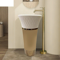 Chậu rửa đứng lavabo nhập khẩu V23-50