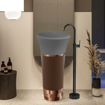 Chậu rửa đứng lavabo nhập khẩu V23-50