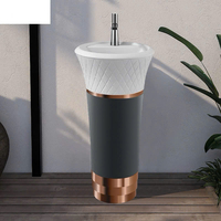 Chậu rửa đứng lavabo nhập khẩu V23-50