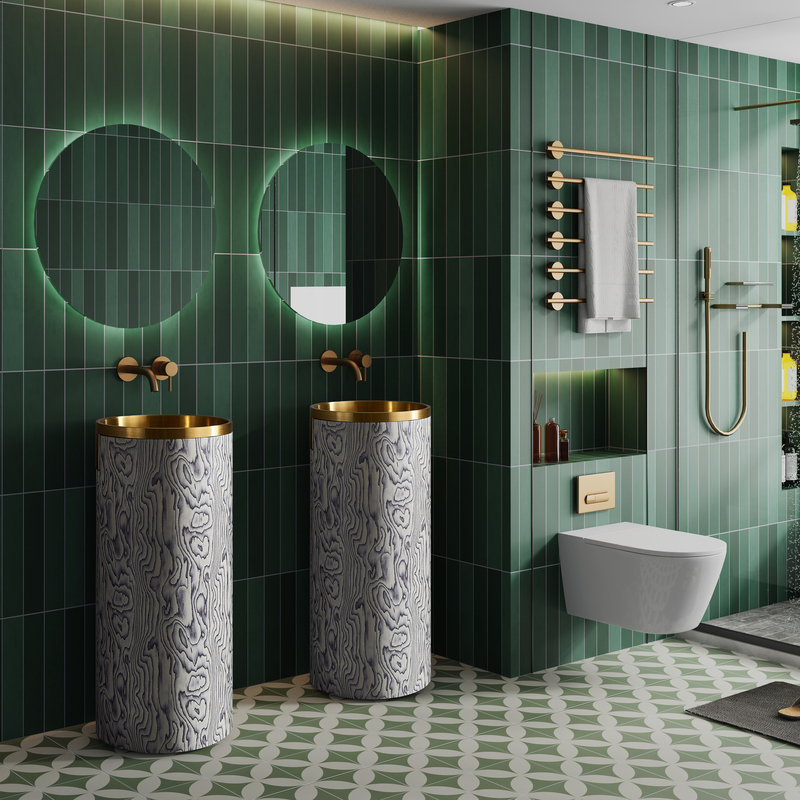 Chậu rửa đứng nhập khẩu V25-04