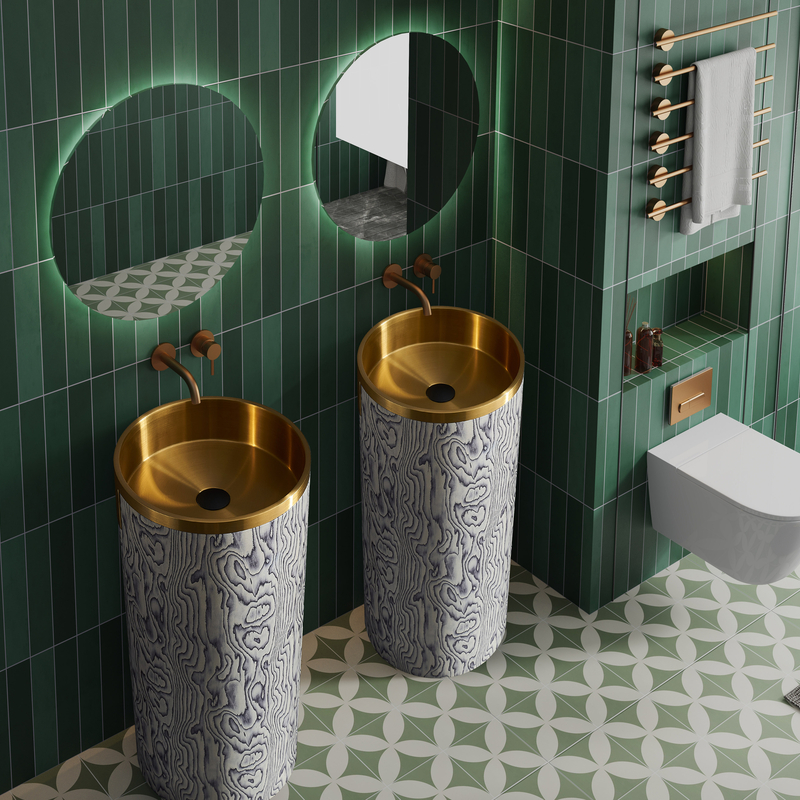 Chậu rửa đứng nhập khẩu V25-04