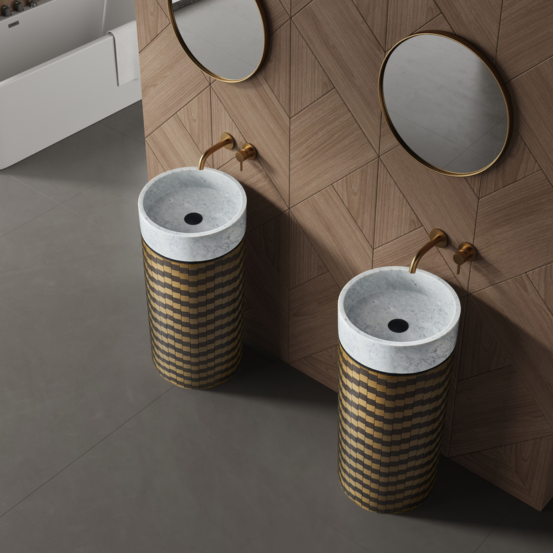 Chậu rửa đứng nhập khẩu V25-09