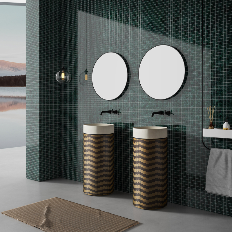 Chậu rửa đứng nhập khẩu V25-09