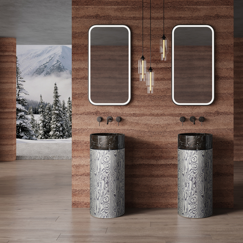 Chậu rửa đứng nhập khẩu V25-17