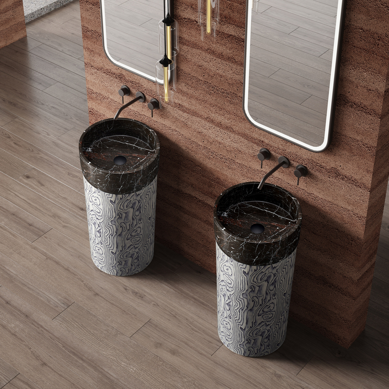 Chậu rửa đứng nhập khẩu V25-17