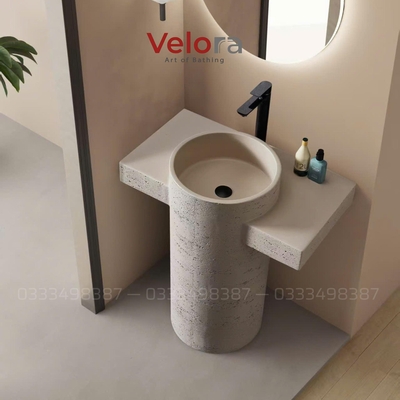 Chậu rửa đứng nhập khẩu kèm bàn