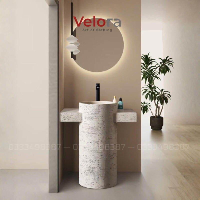 Chậu rửa đứng nhập khẩu kèm bàn