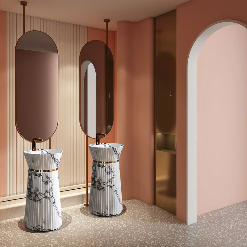 Chậu rửa đứng nhập khẩu V22-19A