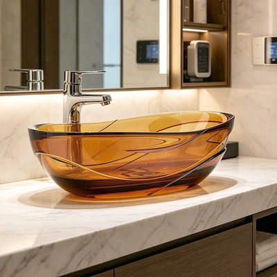 Chậu rửa đặt bàn trong suốt V-2096