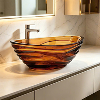 Chậu rửa đặt bàn trong suốt V-2095