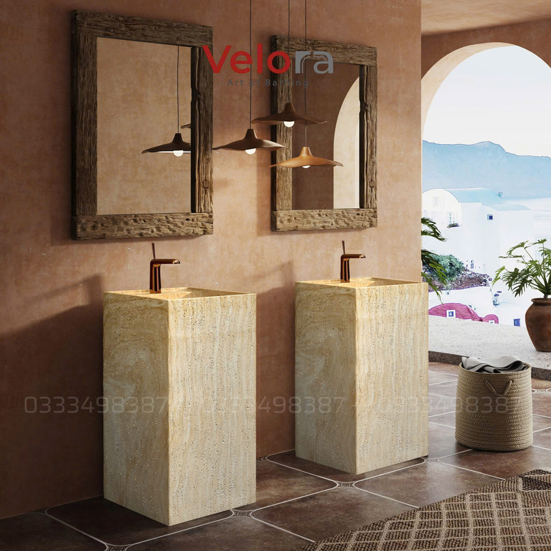 Chậu rửa đứng nhập khẩu V24-34