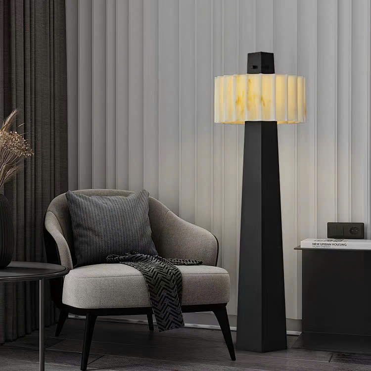 Đèn cây giả đá cẩm thạch DCO002