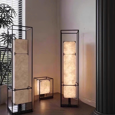Đèn cây giả đá cẩm thạch DCO003