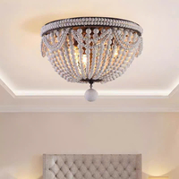 Đèn ốp trần hạt gỗ DO-0017