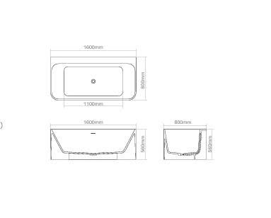 Bồn tắm nhập khẩu JZ8665
