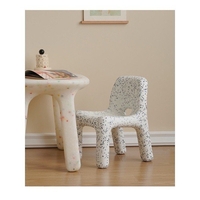 Bộ bàn ghế tựa lưng dành cho trẻ em trang trí phòng học nhà cửa phong cách minimalism