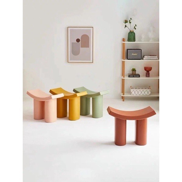 Ghế Đẩu bàn phím Enter nhiều màu trang trí nhà cửa,quán cà phê phong cách Bắc Âu