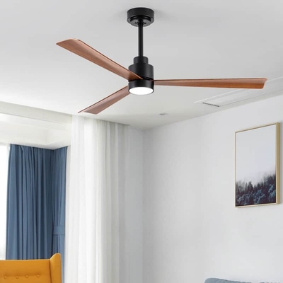 Quạt đèn thả trần hiện đại tối giản Q001