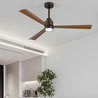Quạt đèn thả trần hiện đại tối giản Q001
