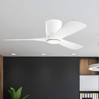 Quạt đèn ốp trần ba cánh gỗ hai chiều 