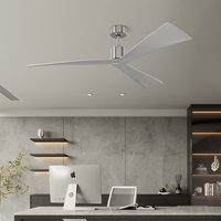 Quạt trần decor phòng ngủ 3 cánh 5 tốc độ gi