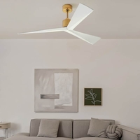 Quạt trần decor phòng ngủ 3 cánh 5 tốc độ gi