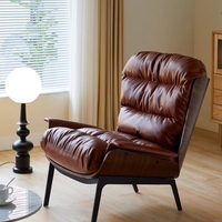 Ghế sofa đơn khung gỗ nguyên khối độc đáo