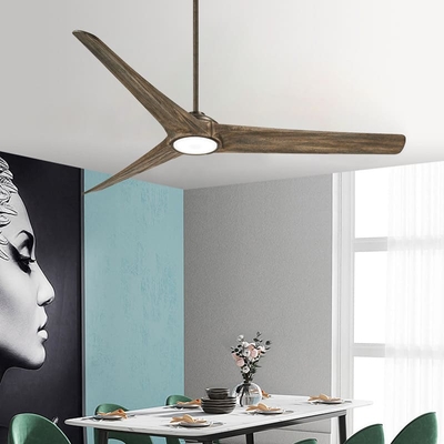   Quạt trần đèn 6 chế độ gió hai chiều giản đơn