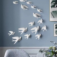 Decor hình chim gắn tường