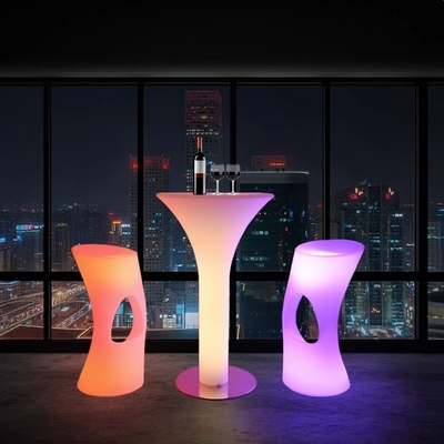 Bàn ghế led trang trí quầy bar câu lạc bộ 