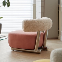 Ghế sofa đơn tựa lưng mô hình xe trượt tuyết 