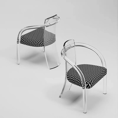 Ghế cafe Acrylic trong suốt độc đáo 