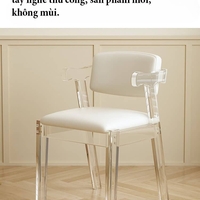 Ghế Acrylic trong suốt dành cho bàn ăn bàn cafe